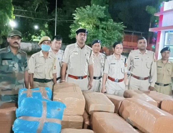 Thousand Kg Ganja Seized by Airport Police